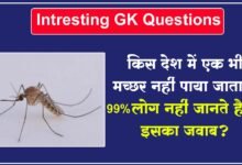 Interesting Questions: किस देश में एक भी मच्छर नहीं पाया जाता है, 99% लोग नहीं जानते है इसका जवाब?