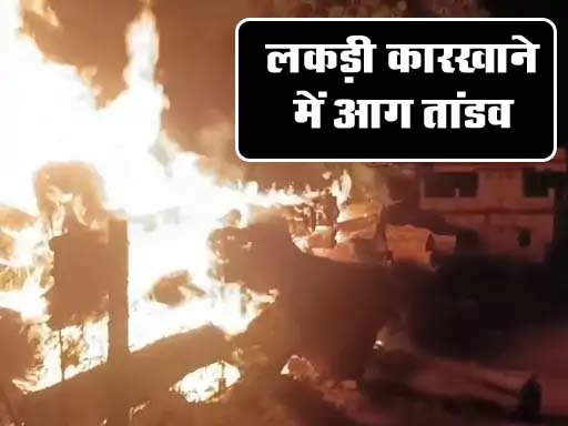 Betul Fire News: लकड़ी कारखाने में भयानक आग, पुलिस की मुस्तैदी से बड़ा हादसा टला, बैतूल शहर की घटना
