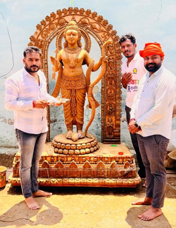 Statue Of Ramlala: सरयू नदी के जल एवं मिट्टी से बनाई रामलला की बाल रूप प्रतिमा